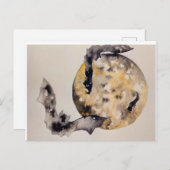 Bat Dreams Postkarte (Vorne/Hinten)