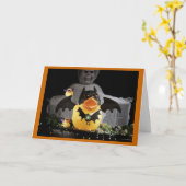 Bat Duckies Schützen und verteidigen Karte (Gelbe Blume)