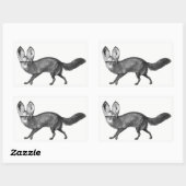 Bat Eared Fox Stickers (Blatt)