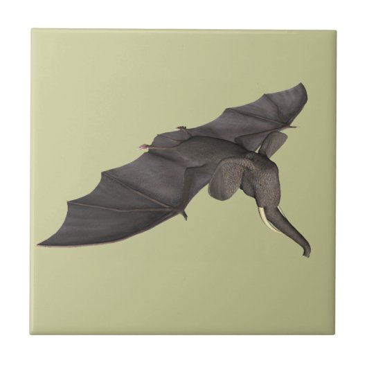Bat Elephant Hybrid Fliese (Vorderseite)
