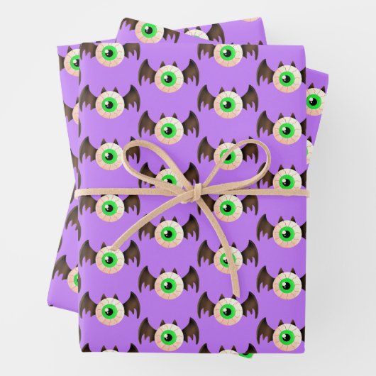 Bat Eyeball Geschenkpapier Set (Beispiel)