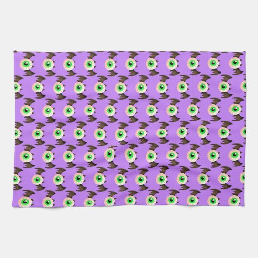 Bat Eyeball Geschirrtuch (Horizontal)