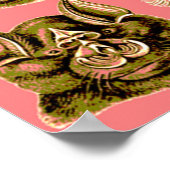 Bat Face Poster (Ecke)