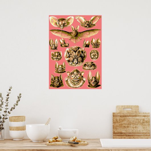 Bat Face Poster (Küche)