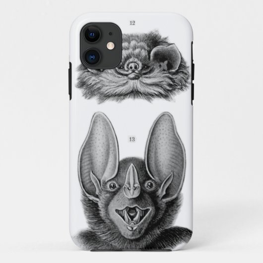 Bat Faces selten gibt iPhone Case für Vampires (Rückseite)