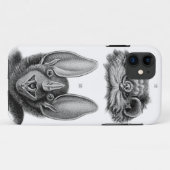 Bat Faces selten gibt iPhone Case für Vampires (Rückseite (Horizontal))