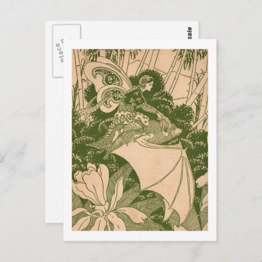 Bat Fairy Postkarte (Vorne/Hinten)