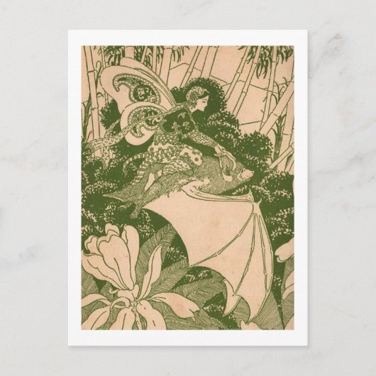 Bat Fairy Postkarte (Vorderseite)