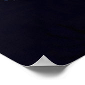 Bat Flying Over Moonlit Sky Poster (Ecke)