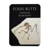 Bat Fossil, Fossil Butte National Monument Magnet (Vertikal)