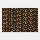 Bat-Ghost-Halloween-Muster Geschenkpapier Set (Vorderseite 3)