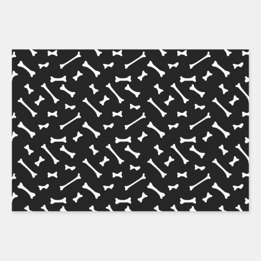 Bat-Ghost-Halloween-Muster Geschenkpapier Set (Vorderseite 2)