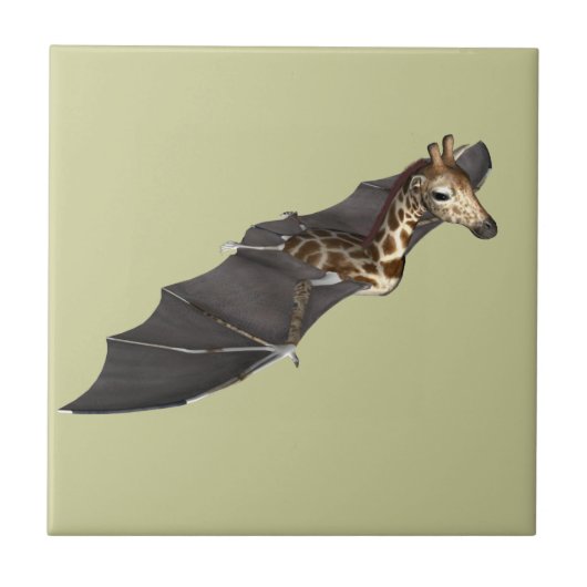 Bat Giraffe Hybrid Fliese (Vorderseite)