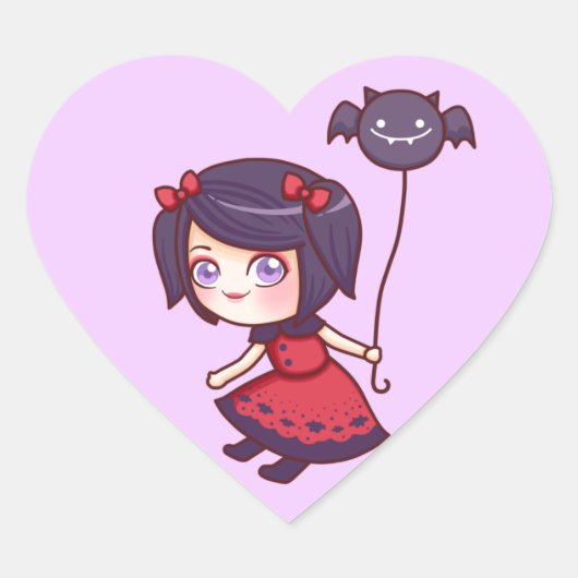 Bat Girl Sticker (Vorderseite)