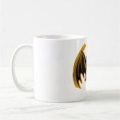 Bat Gold Das MUSEUM Zazzle Geschenke Kaffeetasse (Links)