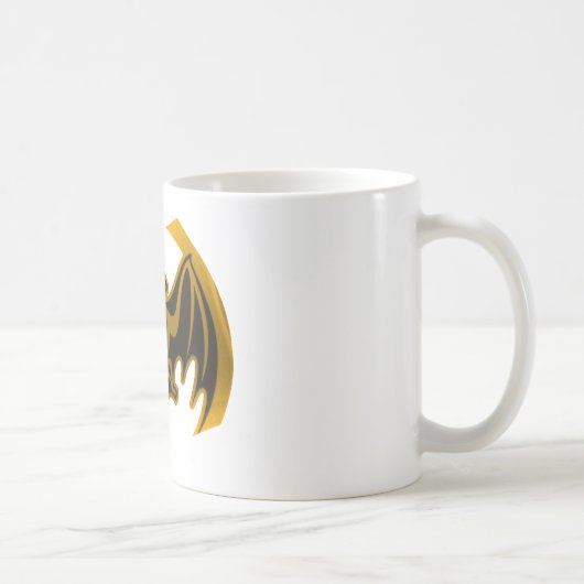 Bat Gold Das MUSEUM Zazzle Geschenke Kaffeetasse (Rechts)