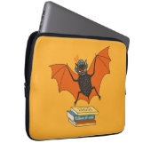 Bat Granny Book Lover Laptopschutzhülle (Vorne Rechts)