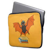 Bat Granny Book Lover Laptopschutzhülle (Vorderseite Links)