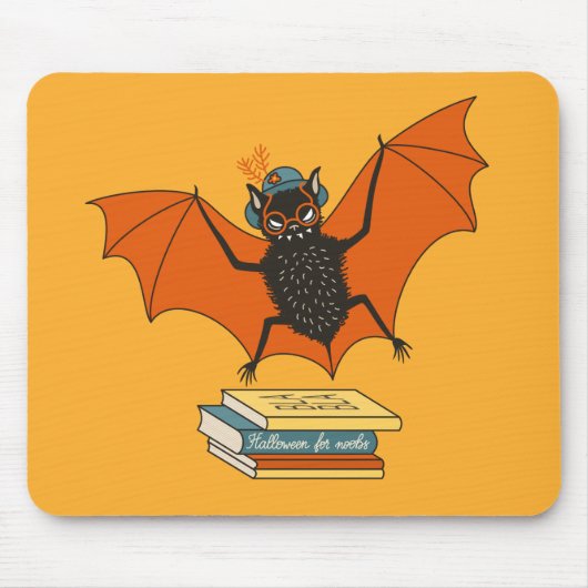 Bat Granny Book Lover Mousepad (Vorne)