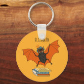 Bat Granny Name Schlüsselanhänger (Vorderseite)