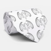 Bat Gray Inv MUSEUM Zazzle Geschenke Krawatte (Gerollt)