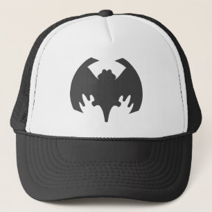 Bat Gray The MUSEUM Zazzle Geschenke Truckerkappe