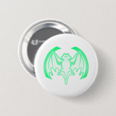 Bat Green Inv MUSEUM Zazzle Geschenke Button (Vorne & Hinten)