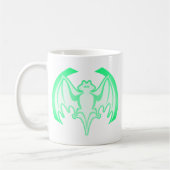 Bat Green Inv MUSEUM Zazzle Geschenke Kaffeetasse (Links)