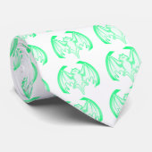 Bat Green Inv MUSEUM Zazzle Geschenke Krawatte (Gerollt)