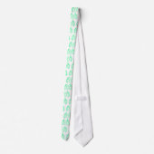 Bat Green Inv MUSEUM Zazzle Geschenke Krawatte (Rückseite)