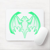 Bat Green Inv MUSEUM Zazzle Geschenke Mousepad (Mit Mouse)
