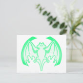 Bat Green Inv MUSEUM Zazzle Geschenke Postkarte (Stehend Vorderseite)
