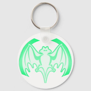 Bat Green Inv MUSEUM Zazzle Geschenke Schlüsselanhänger