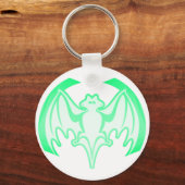 Bat Green Inv MUSEUM Zazzle Geschenke Schlüsselanhänger (Vorderseite)