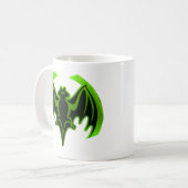 Bat Green MUSEUM Zazzle Geschenke Kaffeetasse (Vorderseite Links)