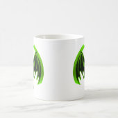 Bat Green MUSEUM Zazzle Geschenke Kaffeetasse (Mittel)