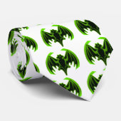 Bat Green MUSEUM Zazzle Geschenke Krawatte (Gerollt)