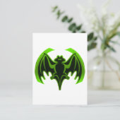 Bat Green MUSEUM Zazzle Geschenke Postkarte (Stehend Vorderseite)