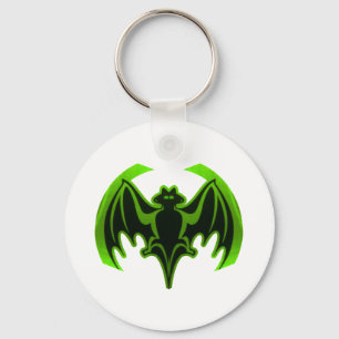 Bat Green MUSEUM Zazzle Geschenke Schlüsselanhänger