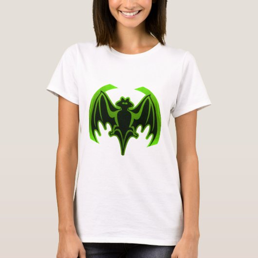 Bat Green MUSEUM Zazzle Geschenke T-Shirt (Vorderseite)