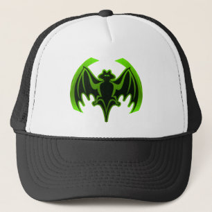 Bat Green MUSEUM Zazzle Geschenke Truckerkappe