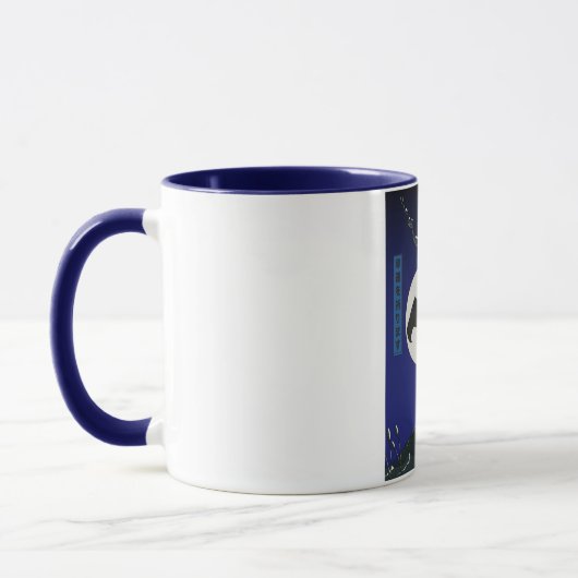 Bat Gutes Glück Tasse (Links)