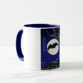 Bat Gutes Glück Tasse (Vorderseite Links)
