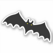 BAT-halloween Aufkleber (Vorderseite)