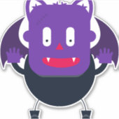 BAT-halloween Aufkleber (Vorderseite)