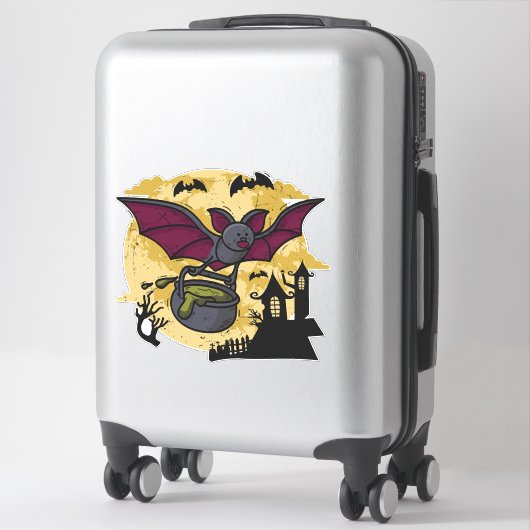 Bat Halloween Aufkleber (Koffer)