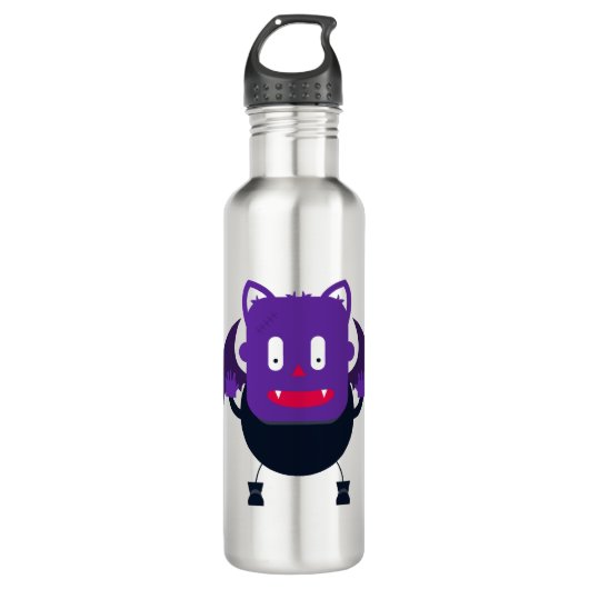 BAT-halloween Edelstahlflasche (Vorderseite)