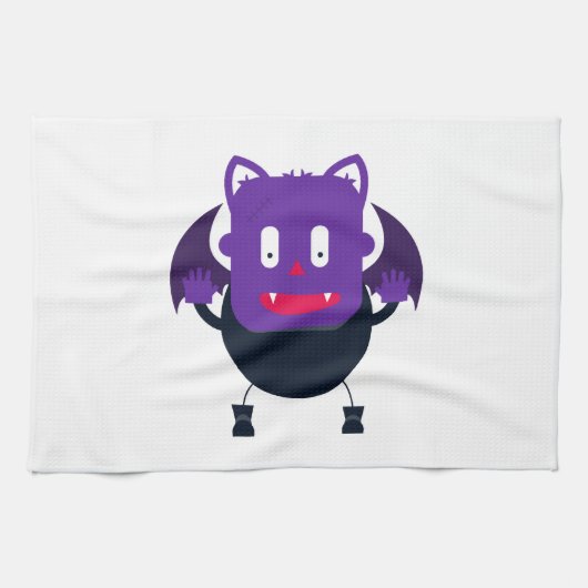 Bat halloween         geschirrtuch (Horizontal)