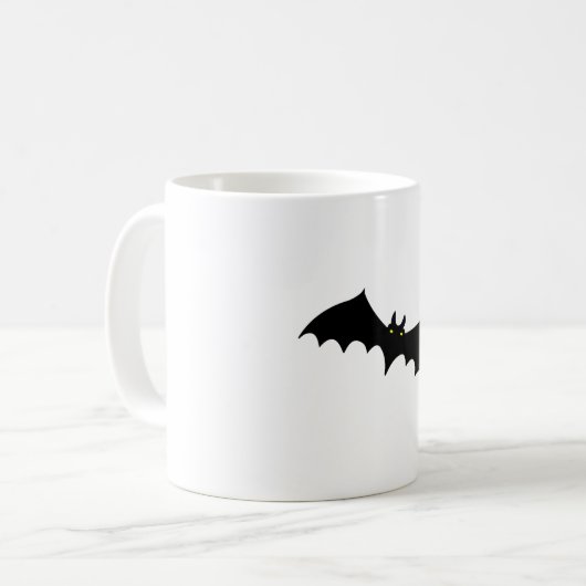 Bat halloween kaffeetasse (Vorderseite Links)