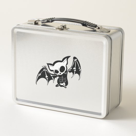 Bat Halloween Metall Brotdose (Vorderseite)